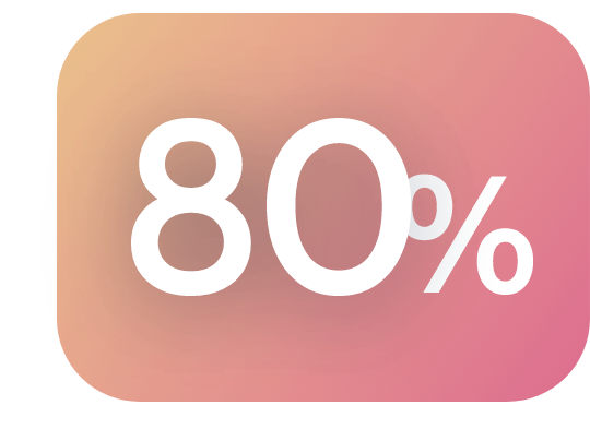 80 por ciento ok